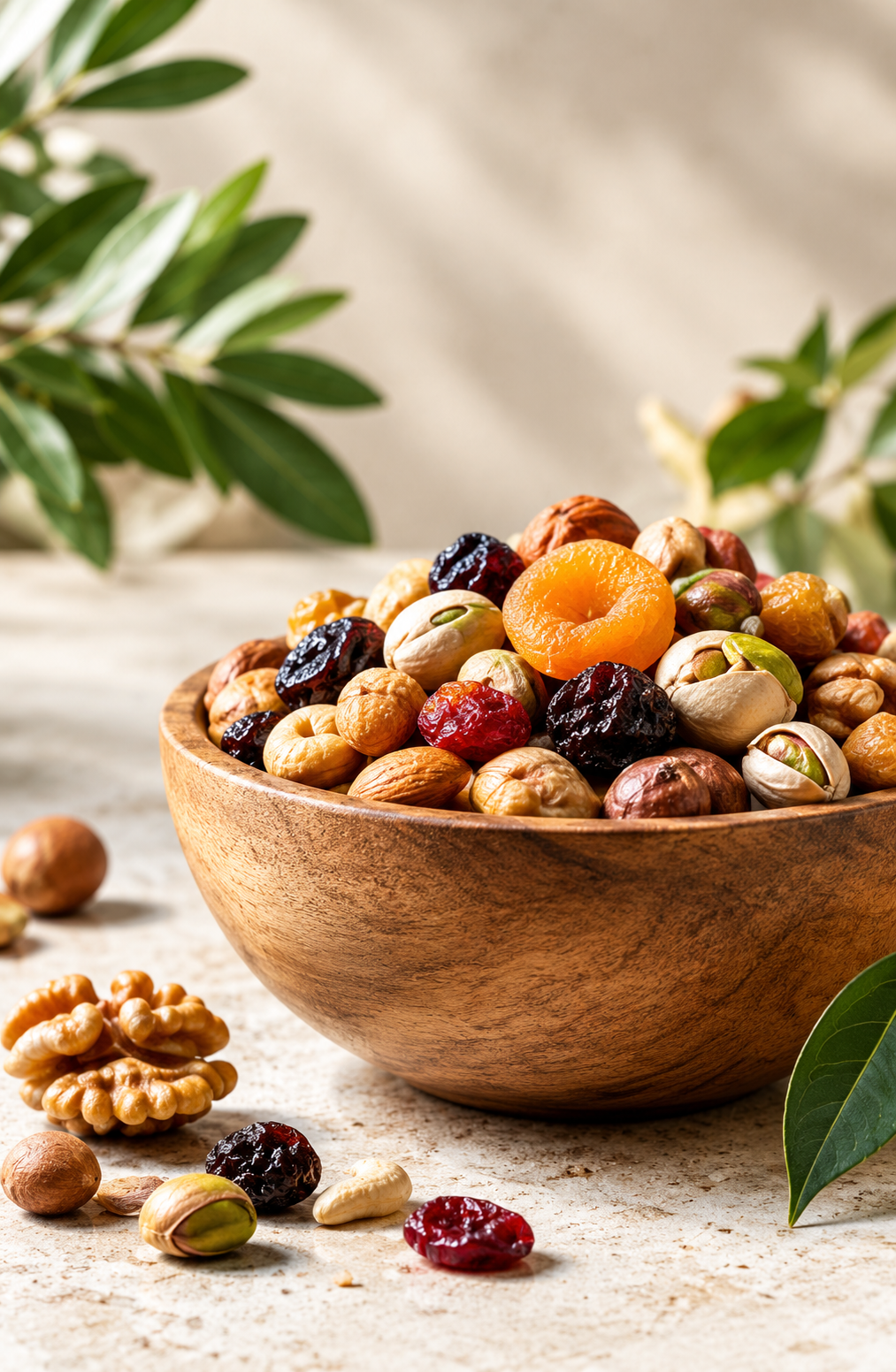 Premium nuts and dried fruits