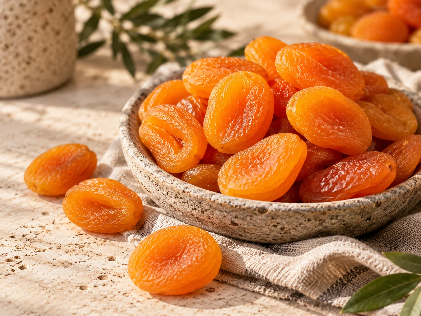 Wholesale dried apricots, natural and sulphured, sorted by size