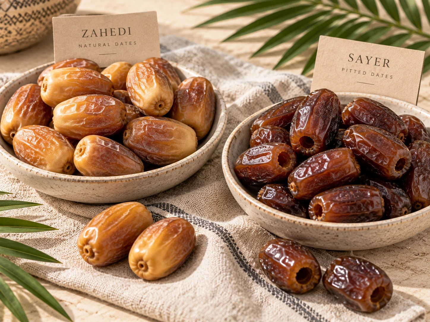 Sayer and Zahedi dry dates for industrial date paste and food service