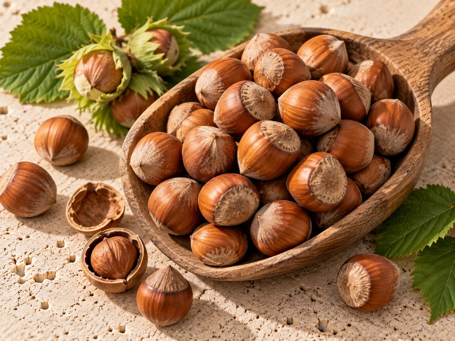 In-shell hazelnuts, Turkish Levant and Italian Tonda Gentile, 20–22 mm