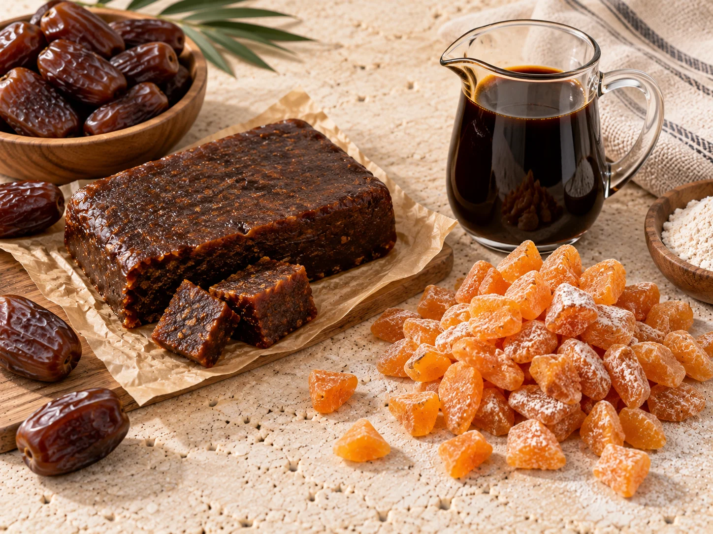 Date paste, fig paste, apricot paste and diced dried fruit for bakery and bar manufacturers