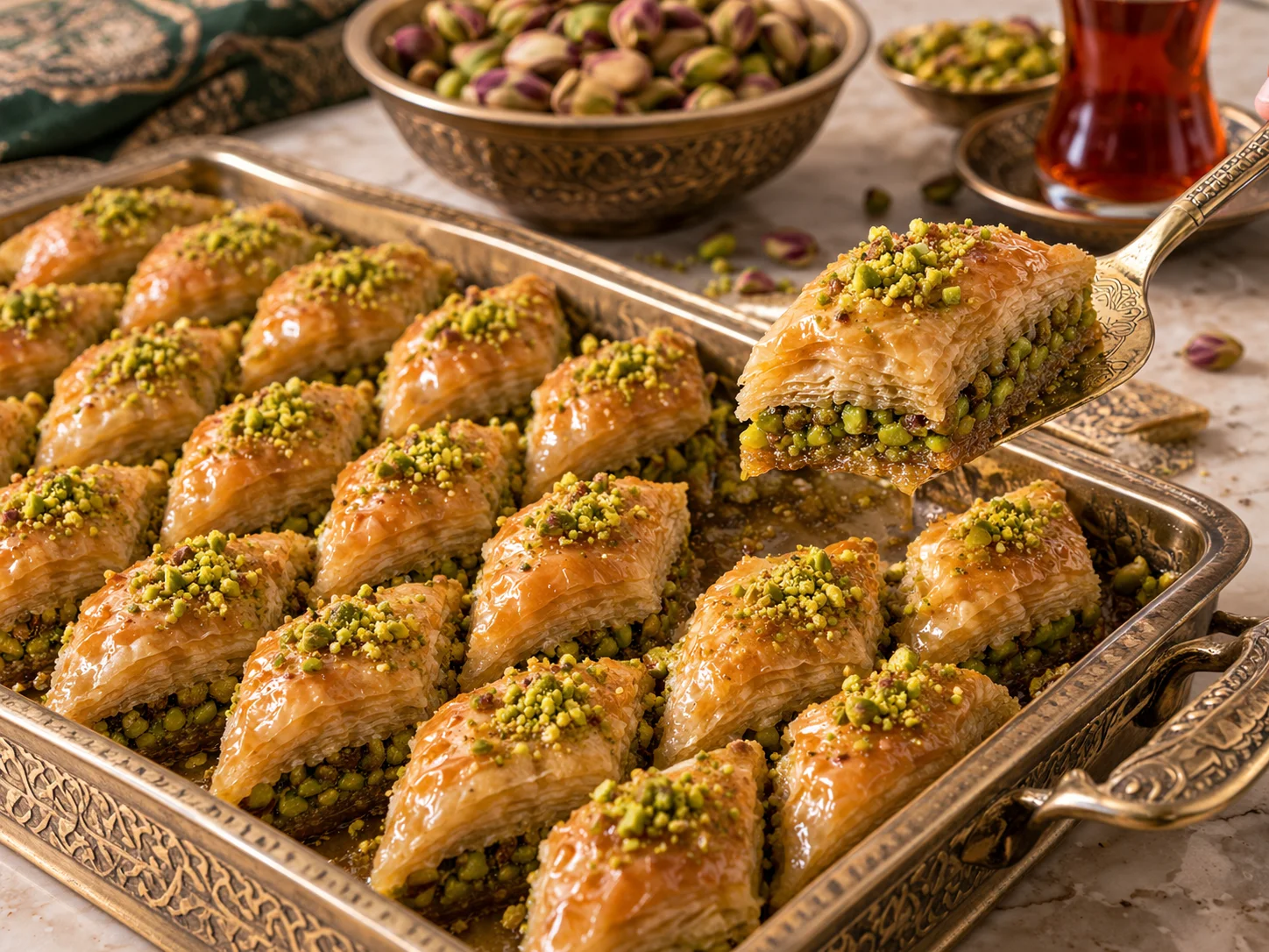 Baklava and traditional Middle Eastern pastries for wholesale and food service
