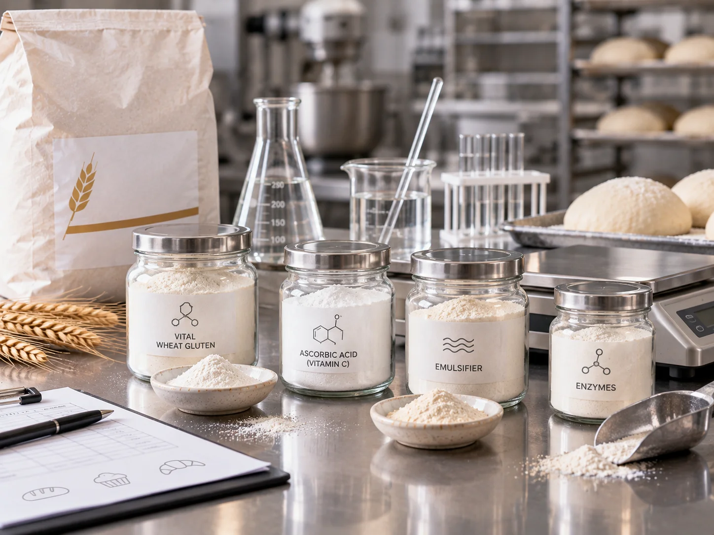 Enzymes, emulsifiers, vital wheat gluten and ascorbic acid — functional baking ingredients